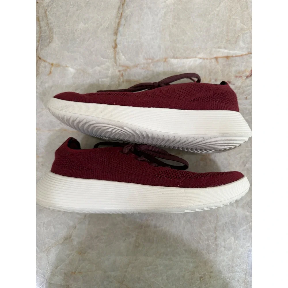 Allbirds Tree Runner Go Burgundy Women's Sneakers A10967 Size 10